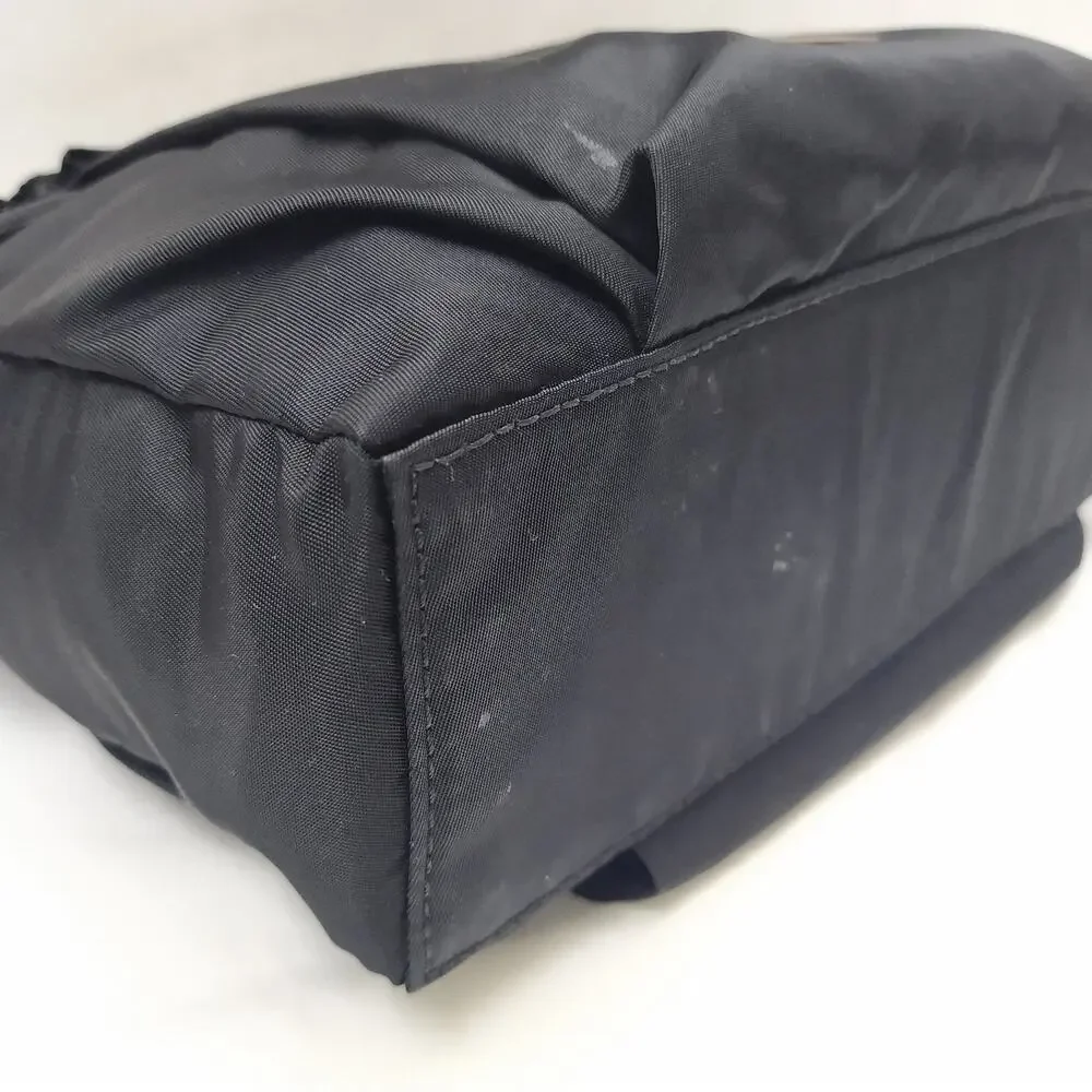 Tumi Black Nylon Zipper Closure Clutch Pouch Wallet